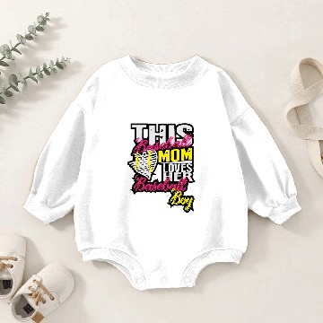 Discover This Baseball Mom Baby Romper Sweatshirts