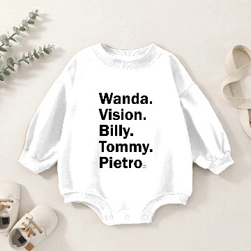 Discover Team WandaVision Baby Romper Sweatshirts