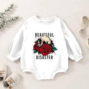 Discover skull roses Baby Romper Sweatshirts