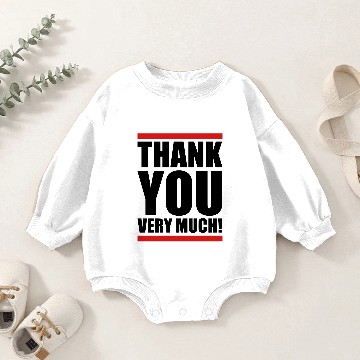 Discover Thank you very much Baby Romper Sweatshirts