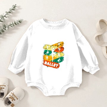 Discover ballet dancer lace dancing Baby Romper Sweatshirts