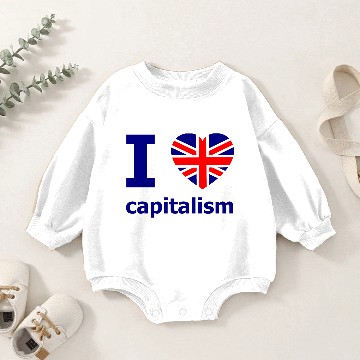 Discover British capitalism Baby Romper Sweatshirts