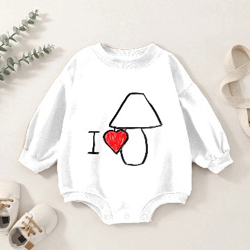 Discover I Love Lamp | Simple Minimal Anchorman Design Baby Romper Sweatshirts