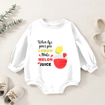 Discover Lemon Melon Baby Romper Sweatshirts