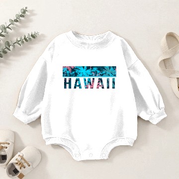 Discover Hawaii Tropic Paradise Baby Romper Sweatshirts