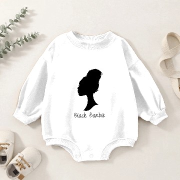 Discover Black Barbie Baby Romper Sweatshirts