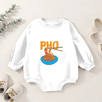 Discover Pho Baby Romper Sweatshirts