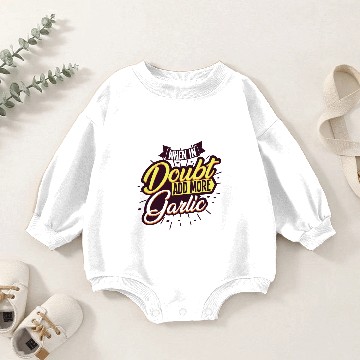 Discover Garlic Chef Kitchen Baby Romper Sweatshirts