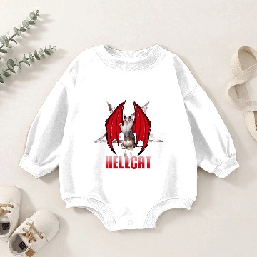 Discover Hellcat - Satanic Cat Baby Romper Sweatshirts