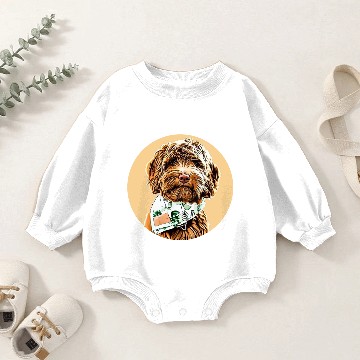 Discover Labradoodle Baby Romper Sweatshirts