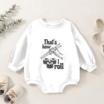 Discover Rollin With My Homies I Love Sushi Rice Seaweed Baby Romper Sweatshirts
