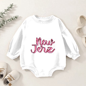 Discover New jerz | New Jersey USA typography art gift Baby Romper Sweatshirts