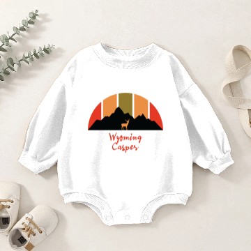 Discover Casper Wyoming Baby Romper Sweatshirts
