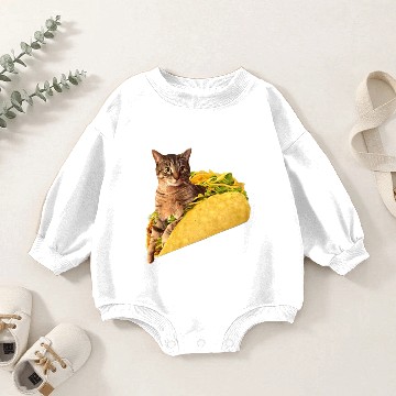 Discover Taco Cat Baby Romper Sweatshirts