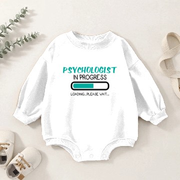 Discover Psychologist in progress Phd student gift Baby Romper Sweatshirts