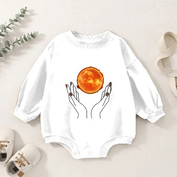 Discover Witch Fireball Baby Romper Sweatshirts