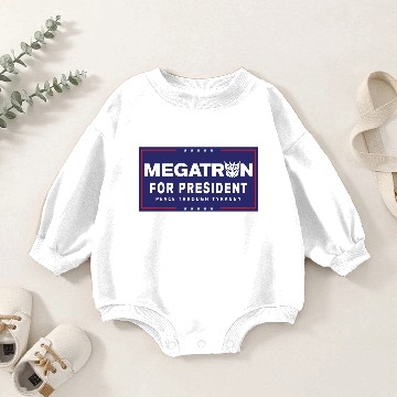 Discover Megatron For President Baby Romper Sweatshirts