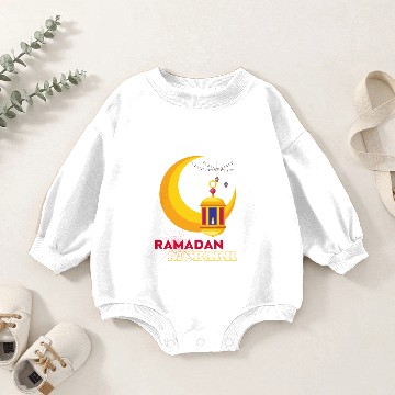 Discover Arabic Ramadan Kareem-Ramadan Mubark Decoration Baby Romper Sweatshirts