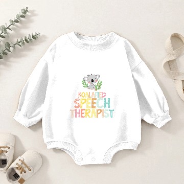 Discover Koalafied Speech Language Pathologist Gift Slp The Baby Romper Sweatshirts