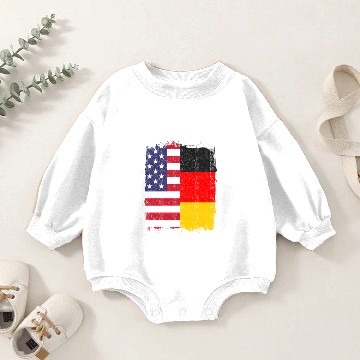 Discover German American US Flag Germany Baby Romper Sweatshirts