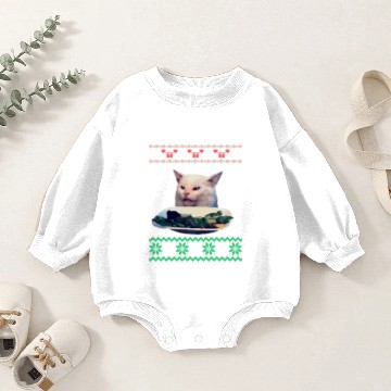 Discover Cat Meme Woman Yelling Classic Baby Romper Sweatshirts