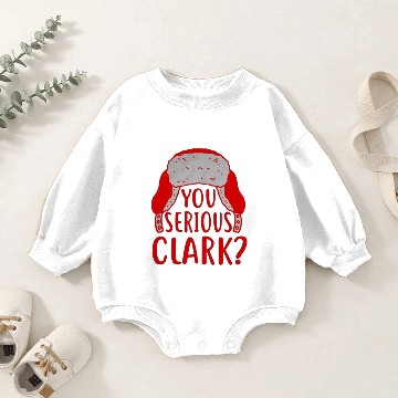 Discover You Serious Clark Baby Romper Sweatshirts
