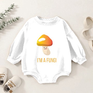 Discover Mushroom Im A Fungi Baby Romper Sweatshirts