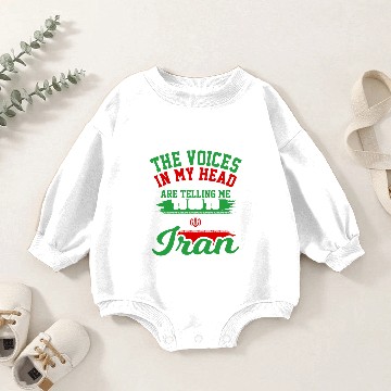 Discover Iran Baby Romper Sweatshirts