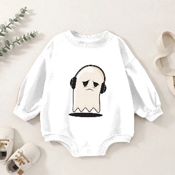 Discover lonely ghost Baby Romper Sweatshirts