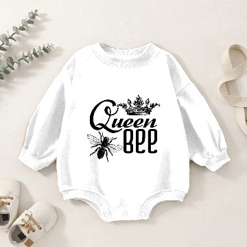 Discover Queen bee gift beekeeper honey Baby Romper Sweatshirts