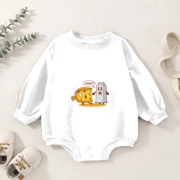 Discover Cheese Cheesy Love Baby Romper Sweatshirts