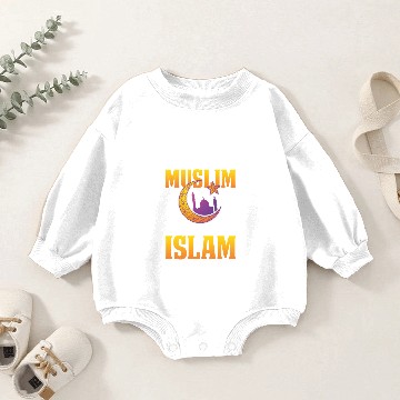 Discover Muslim Islam Mosque Hajj Mecca Allah Islamic Gift Baby Romper Sweatshirts
