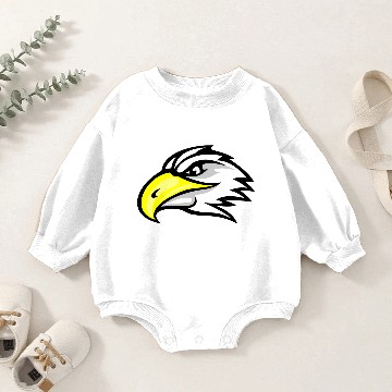 Discover Bald eagle Baby Romper Sweatshirts
