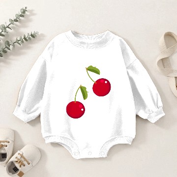Discover Beautiful cherry Baby Romper Sweatshirts