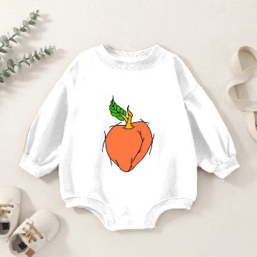 Discover Apricot Fruit Baby Romper Sweatshirts