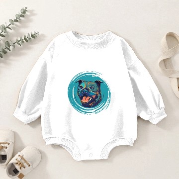 Discover Four Paws Two Feet A Team Stafford Baby Romper Sweatshirts