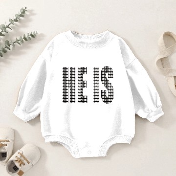 Discover HE IS Alpha Omega Baby Romper Sweatshirts