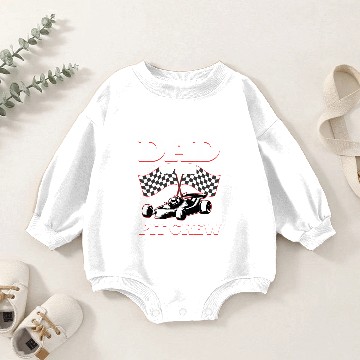 Discover Dad Of The Pit Crew Race Car Racing Baby Romper Sweatshirts