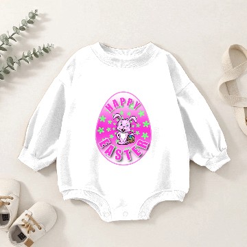 Discover Easter Egg Happy Easter Baby Romper Sweatshirts