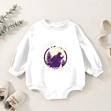 Discover Werewolf Wolf Night Howler Moon Baby Romper Sweatshirts