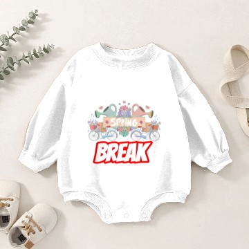 Discover SPRING BREAK Baby Romper Sweatshirts