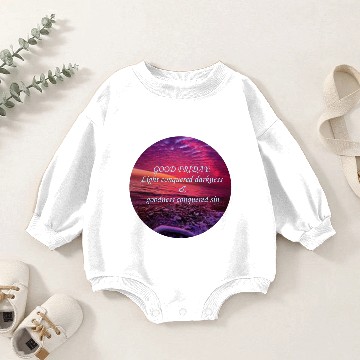 Discover Good Friday Baby Romper Sweatshirts