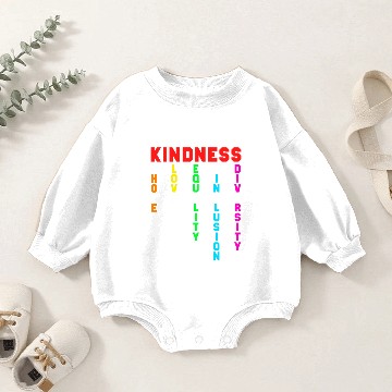 Discover Kindness Baby Romper Sweatshirts