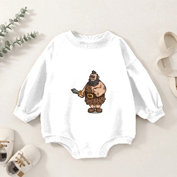 Discover Mythology Bearded Cyclops Baby Romper Sweatshirts