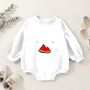 Discover One In A Melon Gigi Baby Romper Sweatshirts