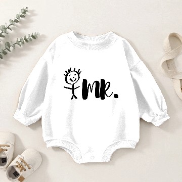 Discover For MR and MRS Baby Romper Sweatshirts