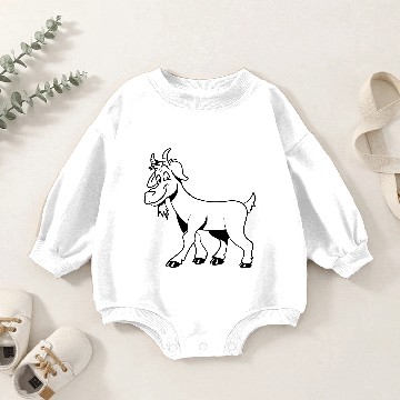 Discover Goat friendly dear Baby Romper Sweatshirts