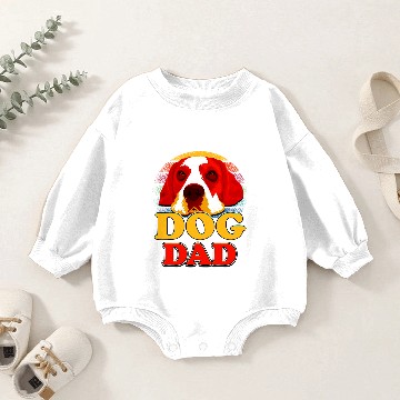 Discover Dog Dad Baby Romper Sweatshirts