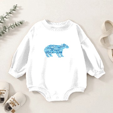 Discover Wombat Baby Romper Sweatshirts