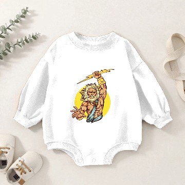 Discover Comic - God Zeus Lightning - dark Baby Romper Sweatshirts